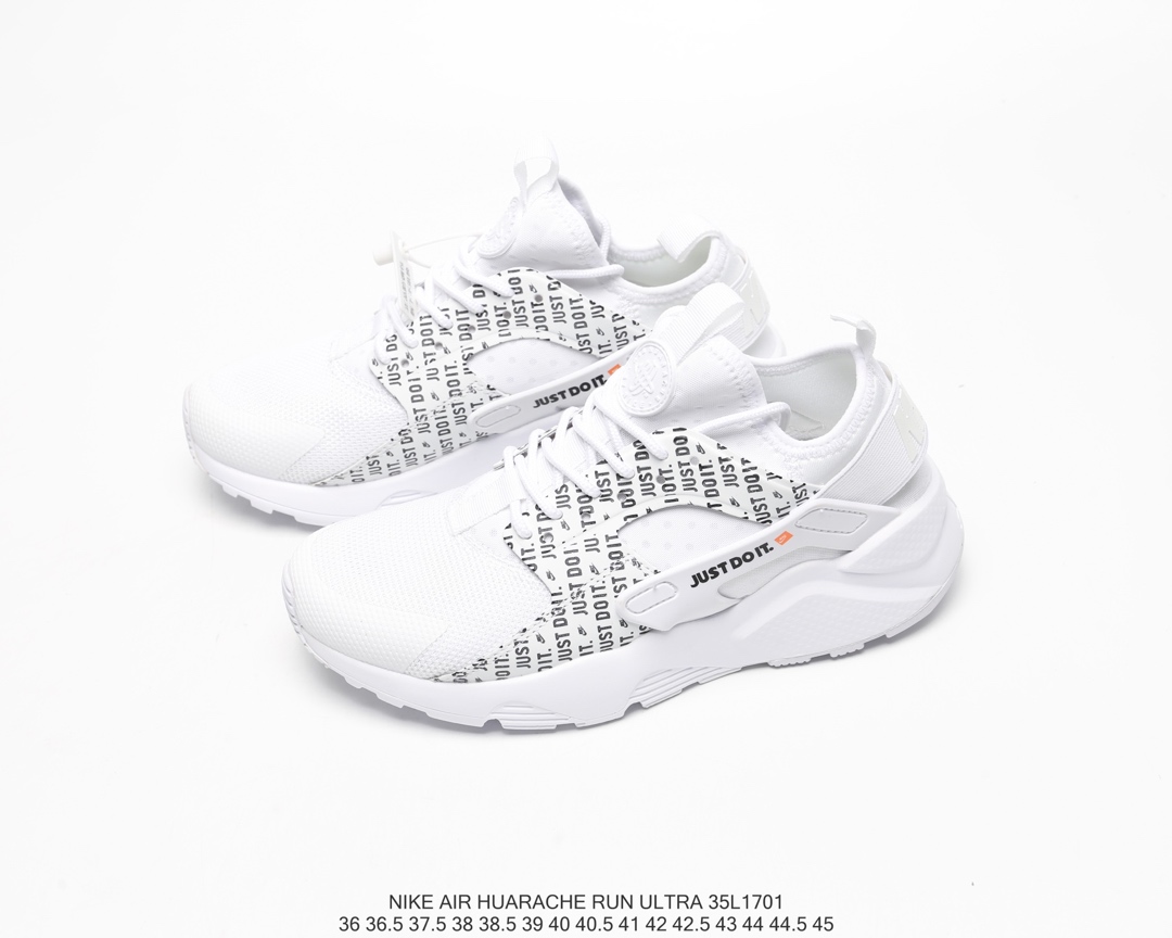100  公司级福利华莱士四代联名款 NIKE AIR HUARACHE RUN ULTRA 超轻透气网面跑鞋 内置气垫