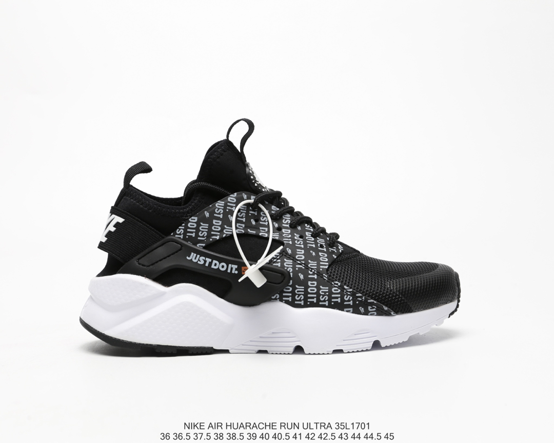 100  公司级福利华莱士四代联名款 NIKE AIR HUARACHE RUN ULTRA 超轻透气网面跑鞋 内置气垫