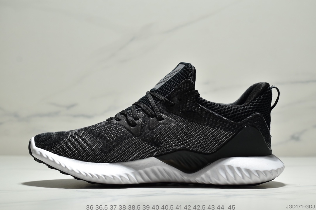 180公司级 阿迪达斯Adidas Alphabounce Beyond 阿尔法小椰子透气缓震跑步鞋 CG5579 哈登上脚