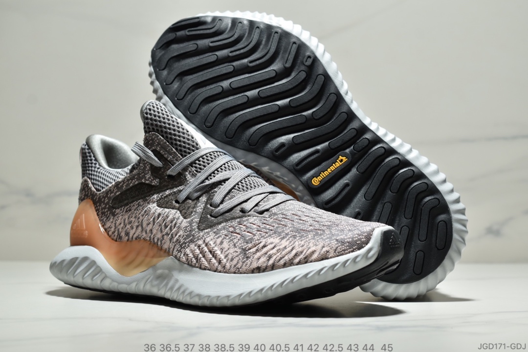 180公司级 阿迪达斯Adidas Alphabounce Beyond 阿尔法小椰子透气缓震跑步鞋 CG5579 哈登上脚