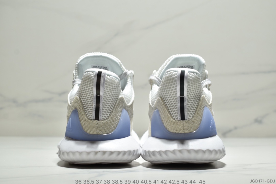 180公司级 阿迪达斯Adidas Alphabounce Beyond 阿尔法小椰子透气缓震跑步鞋 CG5579 哈登上脚