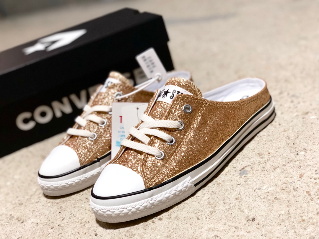 150converse匡威ALL STAR S MULE SLIP OX女式帆布懒人拖鞋 5CL196