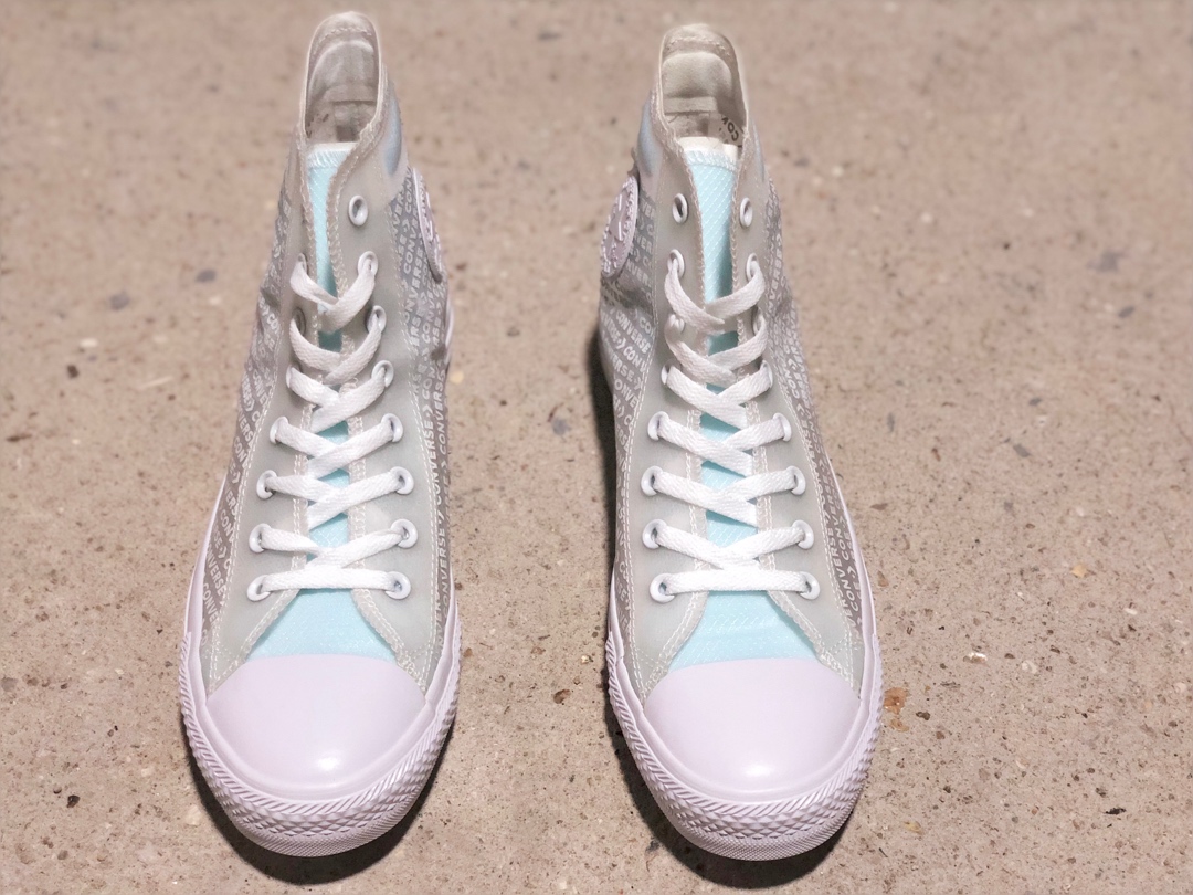 280独家硫化 匡威网纱白 Converse Chuck Taylor All Star Candy Coated HI经典改良冷硫技术高帮帆布百搭板鞋