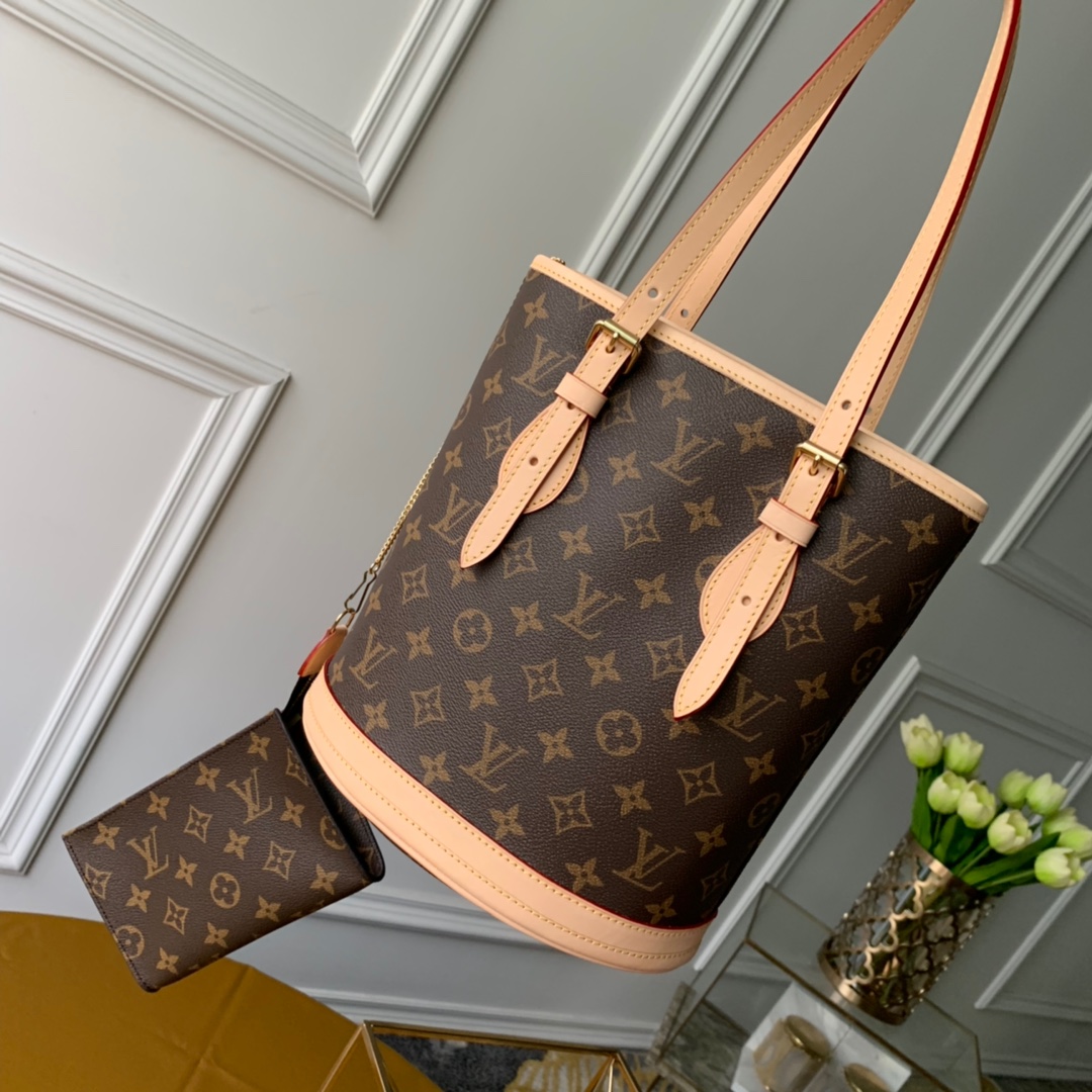 Louis Vuitton LV 中古子母水桶包 M41994
