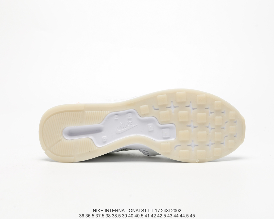110#福利 Nike off-white INTERNATIONALST LT17 男女华夫联名复古跑鞋 AA2087 100