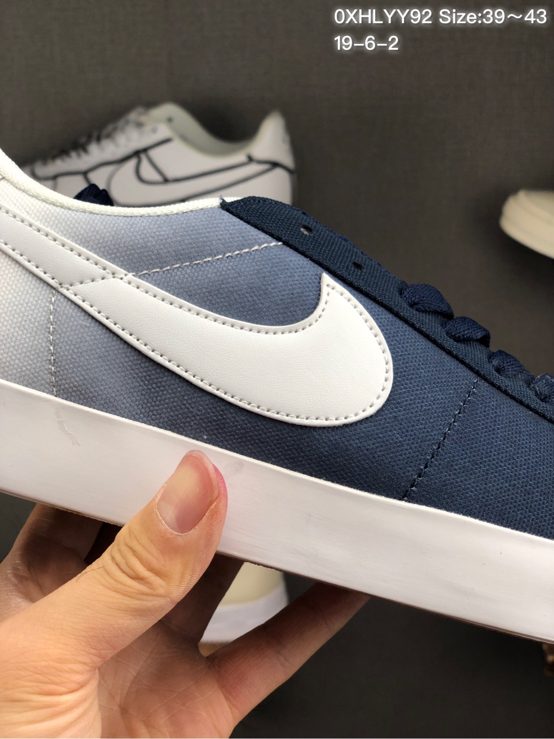 100耐克开拓者板鞋 校园板鞋 NIKE BLAZER 夏季经典休闲帆布板鞋