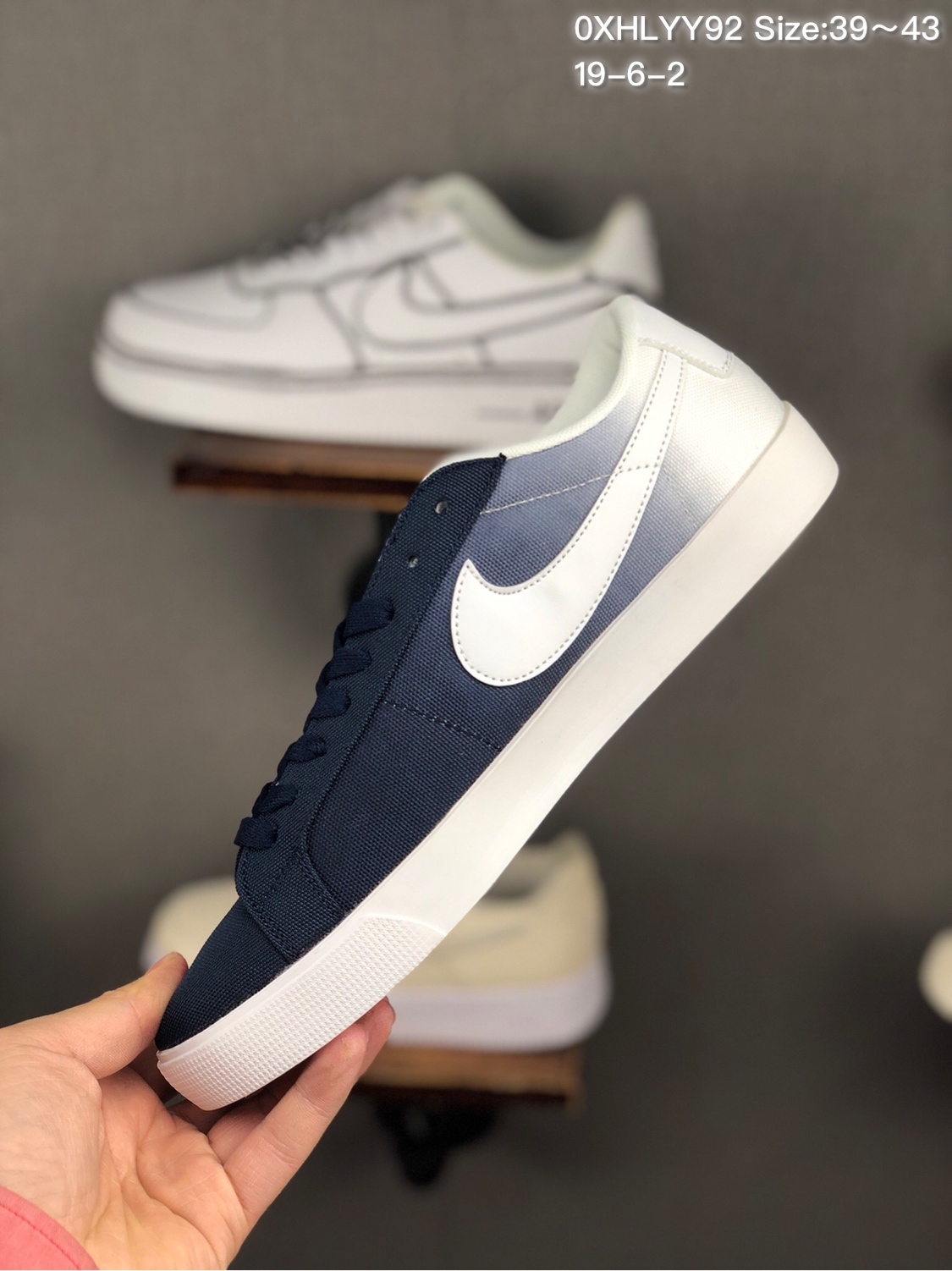100耐克开拓者板鞋 校园板鞋 NIKE BLAZER 夏季经典休闲帆布板鞋