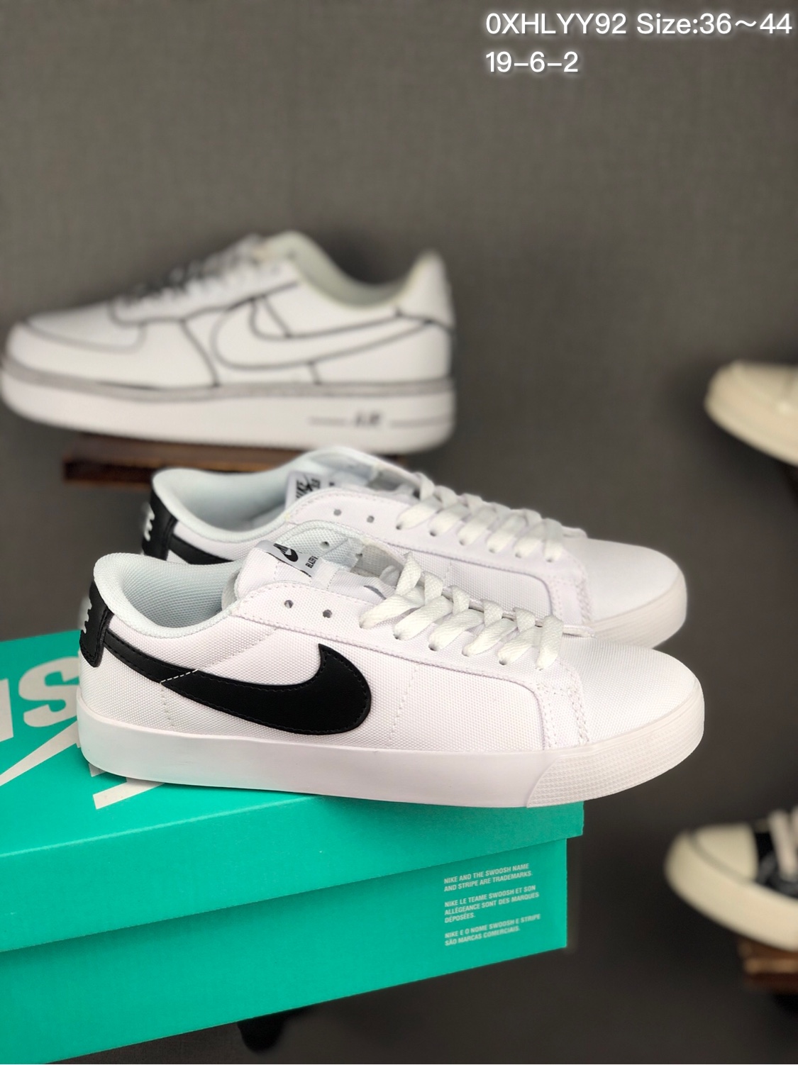 100耐克开拓者板鞋 校园板鞋 NIKE BLAZER 夏季经典休闲帆布板鞋