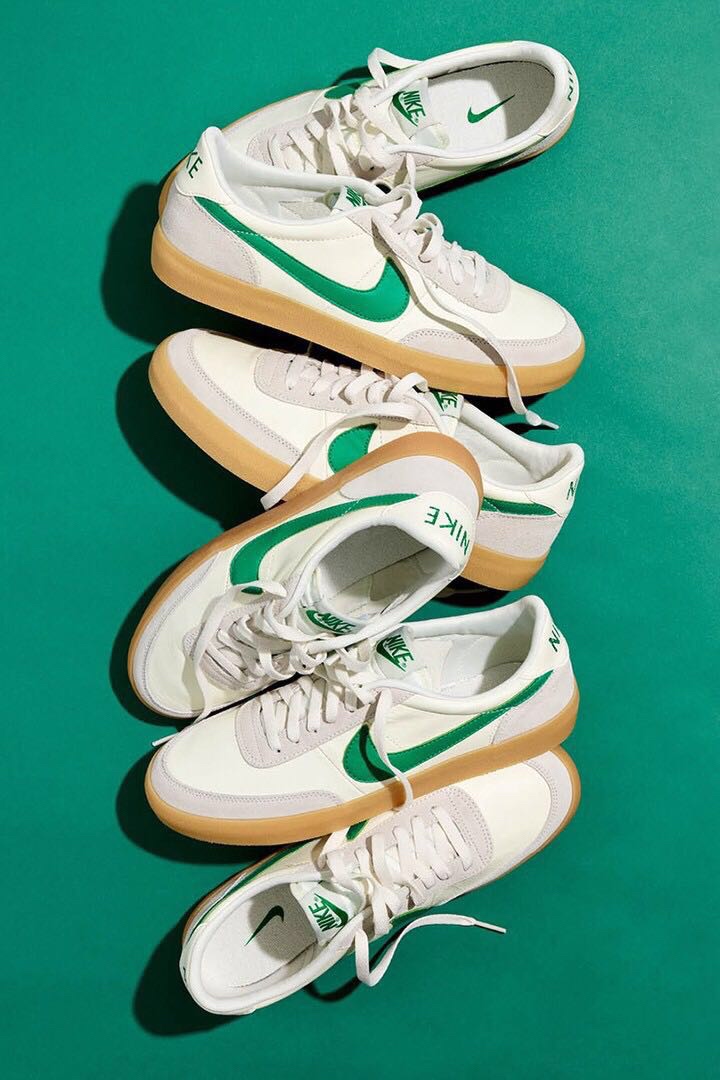 6.18 大量现货130公级级真标半码 Nike耐克联名J.crew海外限量版 限量绿色Killshot2低帮运动休闲板潮鞋男女情侣Jcrew