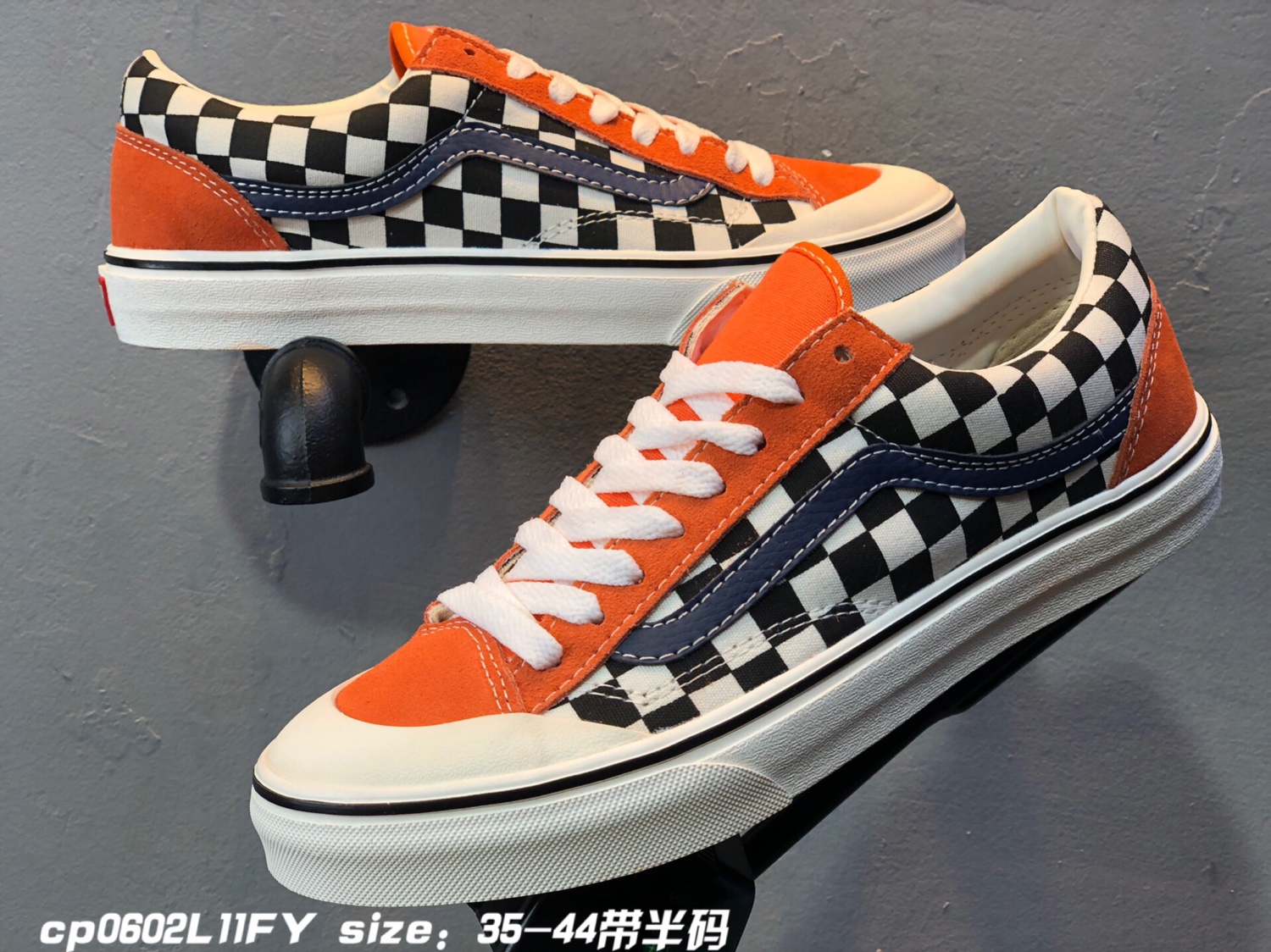 120真标 Vans范斯2019新款STRIPE STYLE 36 SF复古低帮板鞋