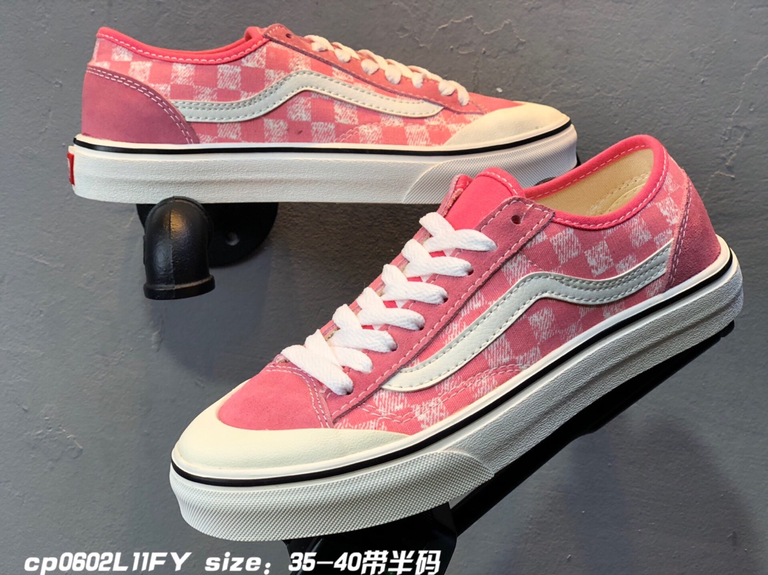 120真标 Vans范斯2019新款STRIPE STYLE 36 SF复古低帮板鞋