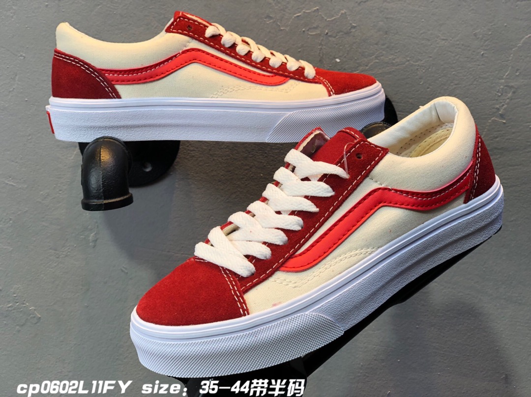 120真标 Vans范斯2019新款STRIPE STYLE 36 SF复古低帮板鞋