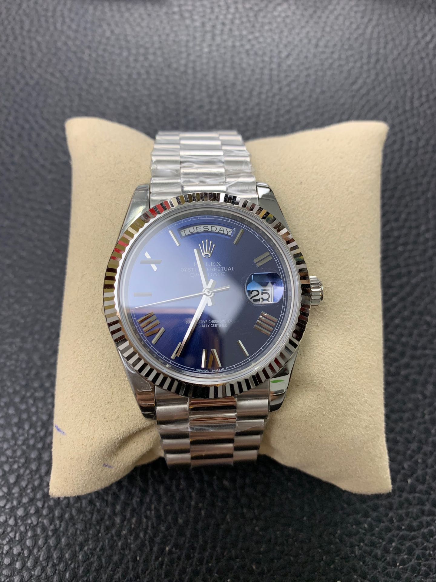 NO:154103,Rolex Diary Series Blue Dial Men's Watch, Rolex19860909劳力士日志系列蓝色表盘男款腕表,,rolex,Watch