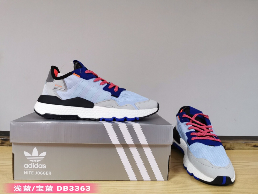 125实体外单 跑量版本Adidas Nite Jogger ”Grey Pack - Crystal White” -