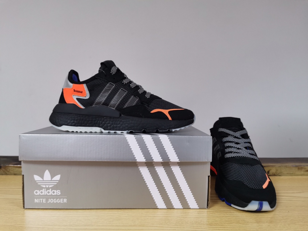 125实体外单 跑量版本！Adidas Nite Jogger ”Grey Pack - Crystal White”