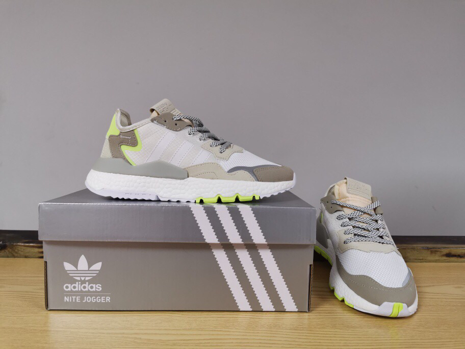 125实体外单 跑量版本！Adidas Nite Jogger ”Grey Pack - Crystal White”