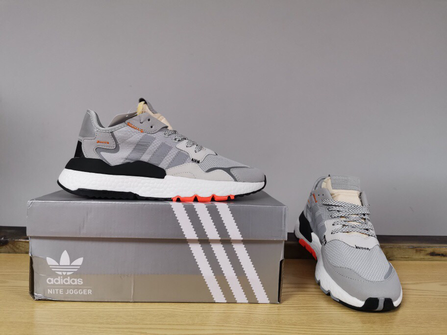125实体外单 跑量版本！Adidas Nite Jogger ”Grey Pack - Crystal White”