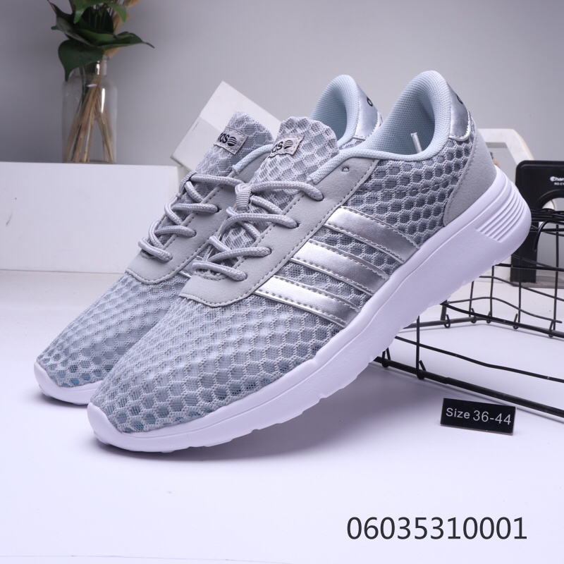 95 阿迪达斯男女鞋2019春季新款运动鞋网面透气轻便休闲跑步鞋