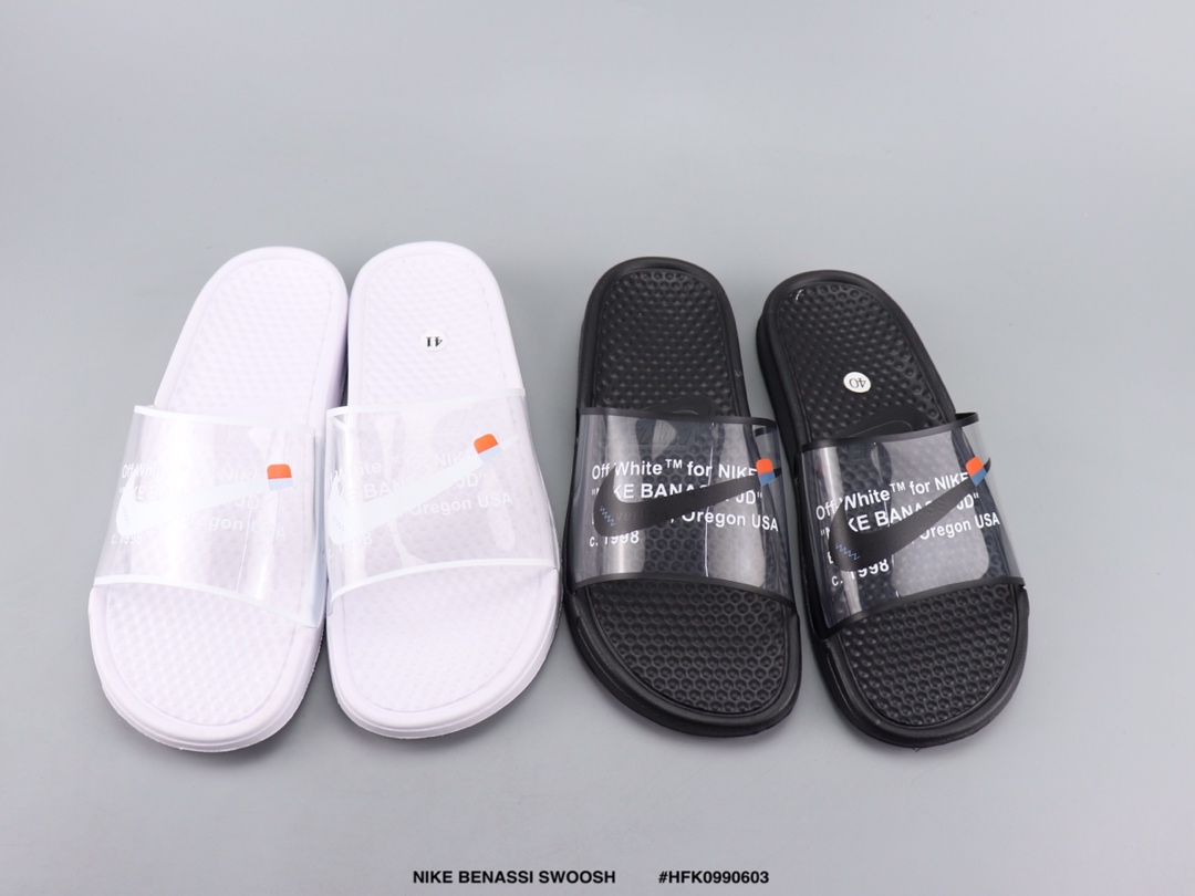 55 NIKE BENASSI SWOOSH 耐克露趾运动拖鞋