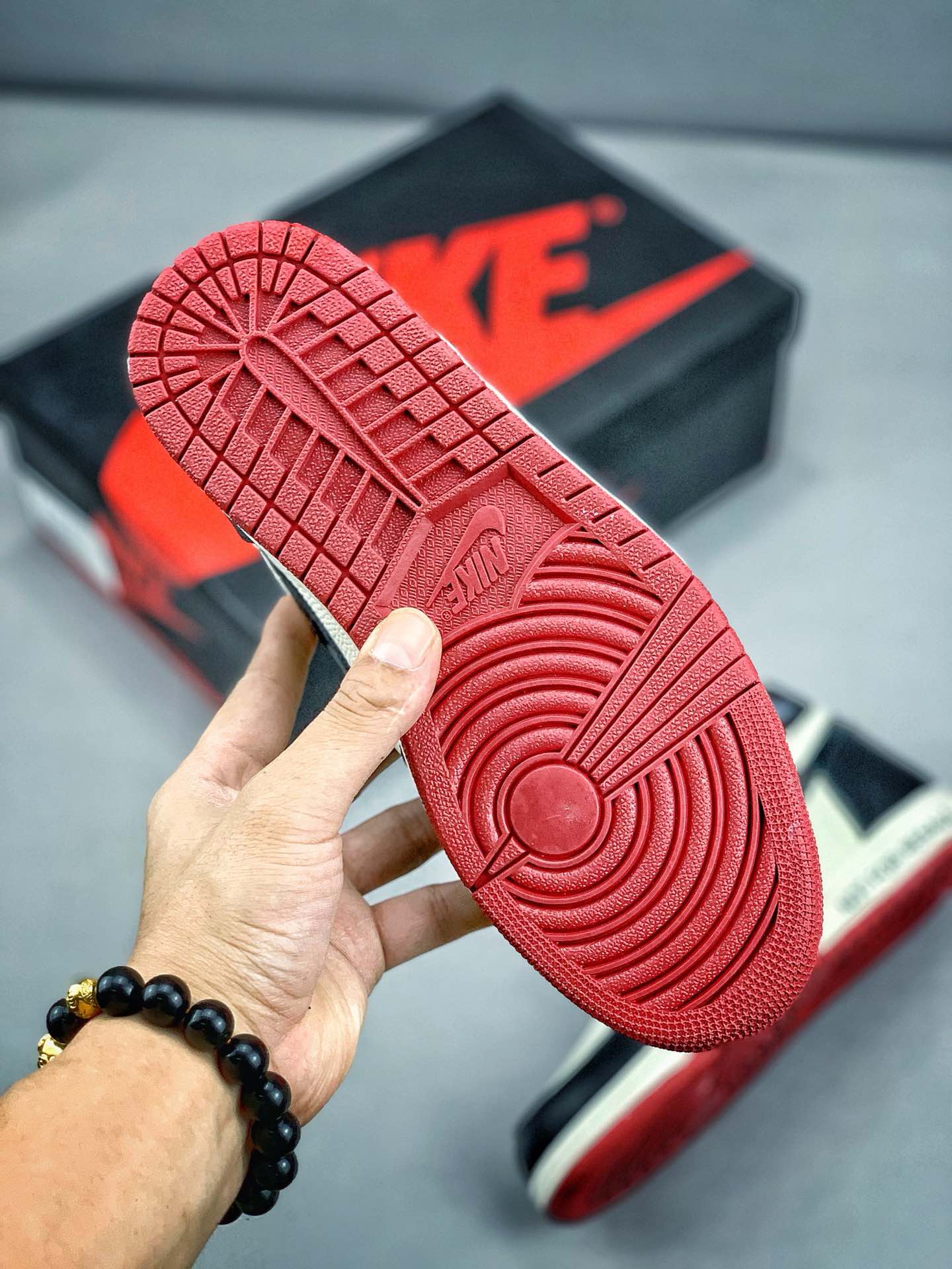 220原价市场280 Air Jordan 1 Not For Resale AJ1 乔丹1代篮球鞋 新黑脚趾