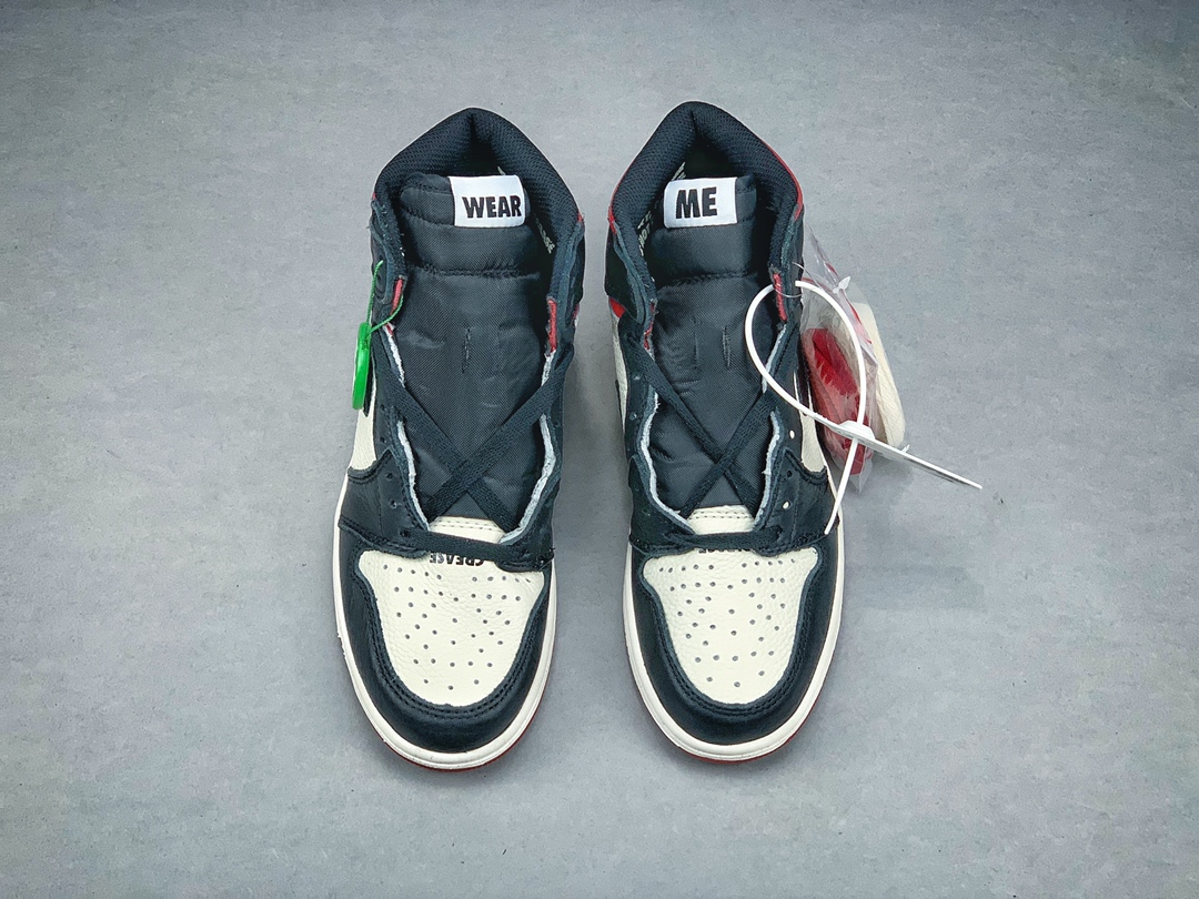220原价市场280 Air Jordan 1 Not For Resale AJ1 乔丹1代篮球鞋 新黑脚趾