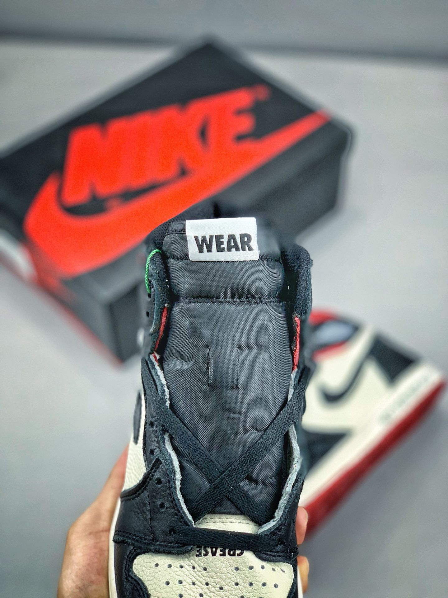 220原价市场280 Air Jordan 1 Not For Resale AJ1 乔丹1代篮球鞋 新黑脚趾