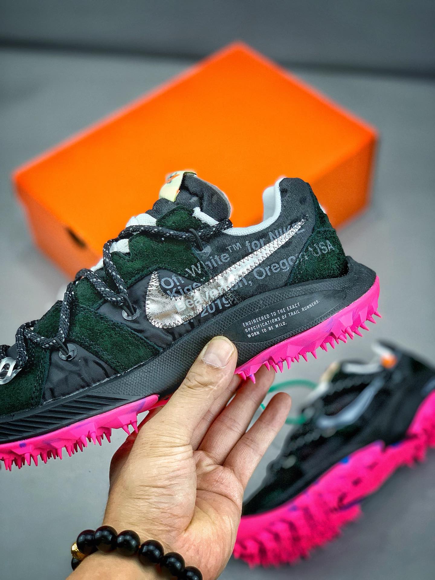 280纯原公司 原版原宣 联名鞋款 Off-White x Nike Zoom Terra Kiger 5 CD8179-001