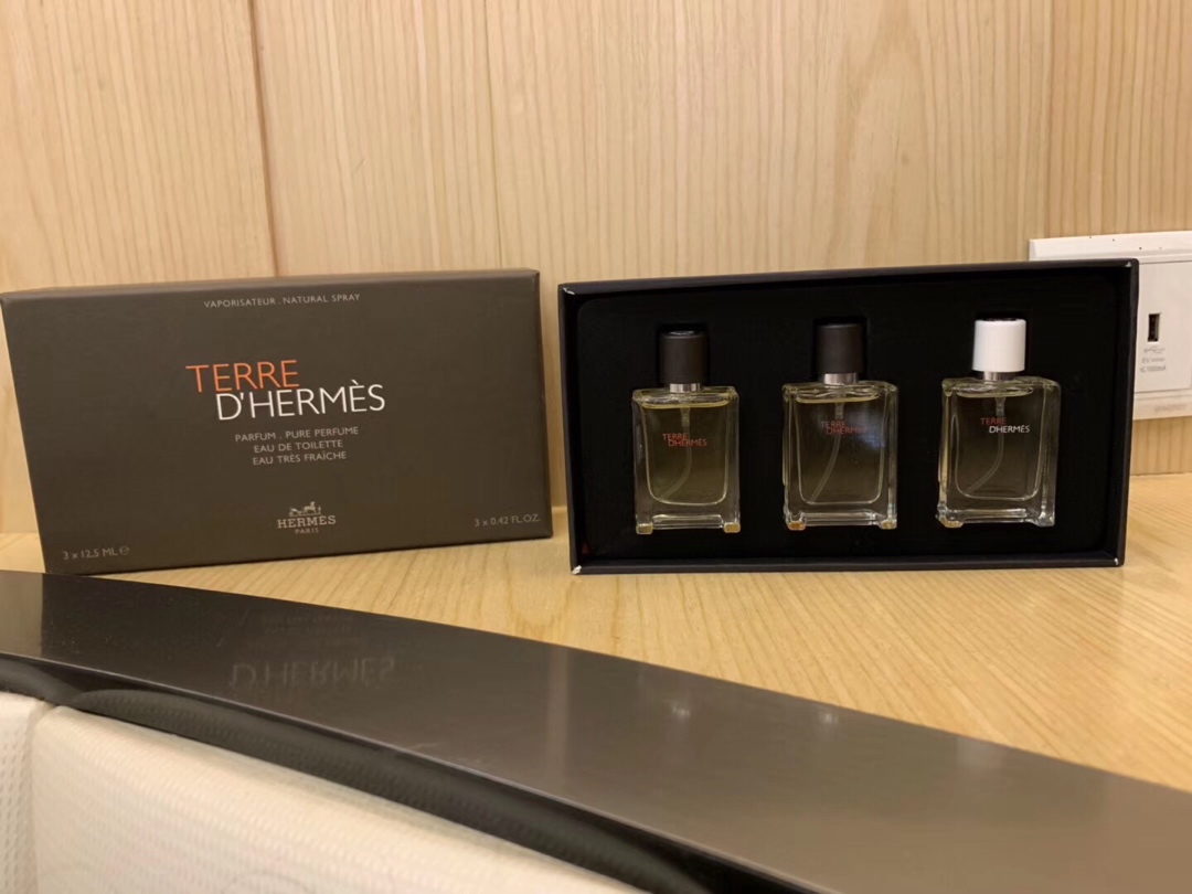 Hermes Terre D'Hermès Travel Set - 3 x 12.5ml Fragrances