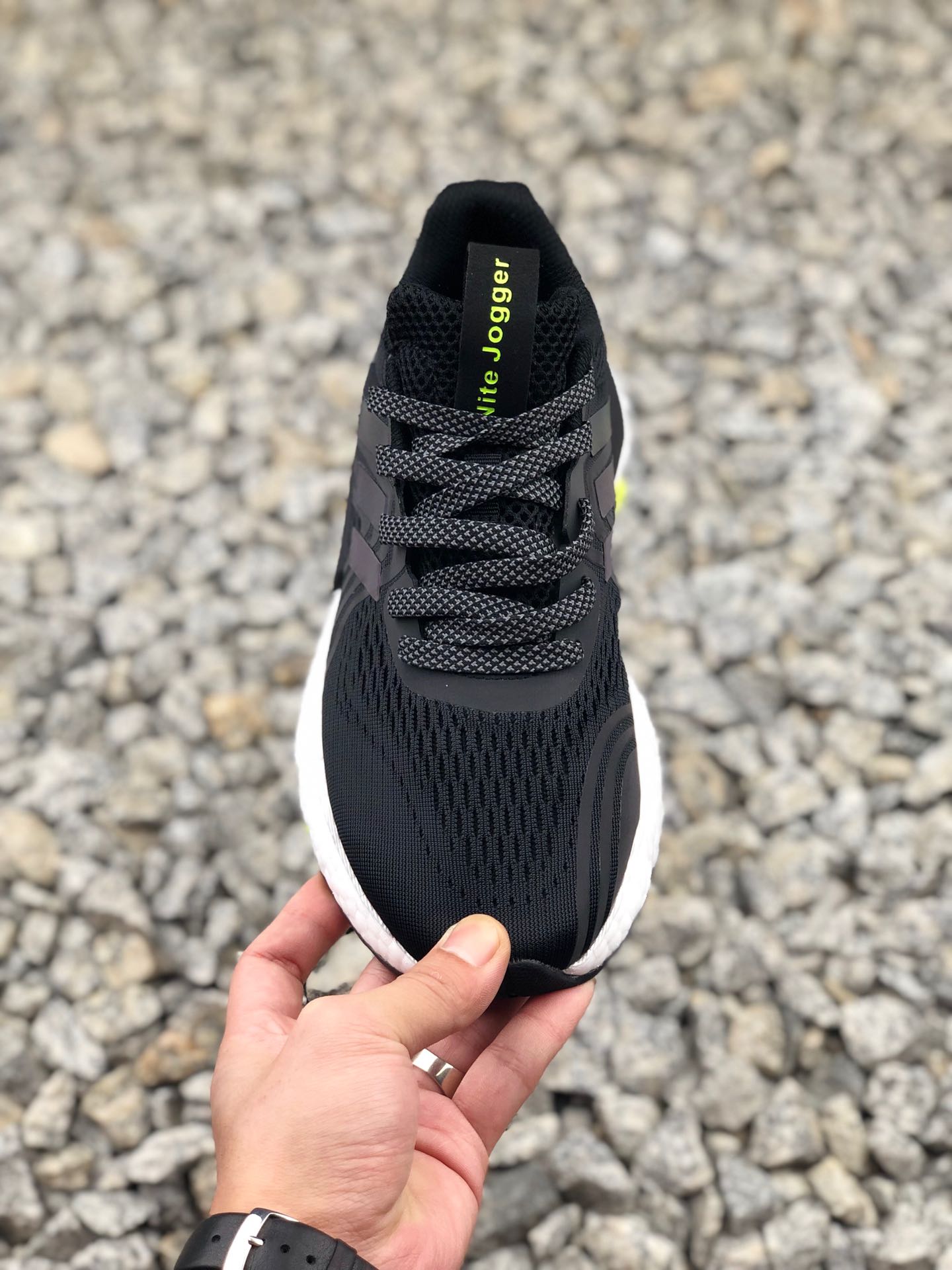 180公司级 Adidas 阿迪达斯 Nite Jogger 2019 Boost 王嘉尔代言款 贾卡透气鞋面 夜行者3M反光真爆大底复古跑鞋 EQ2202