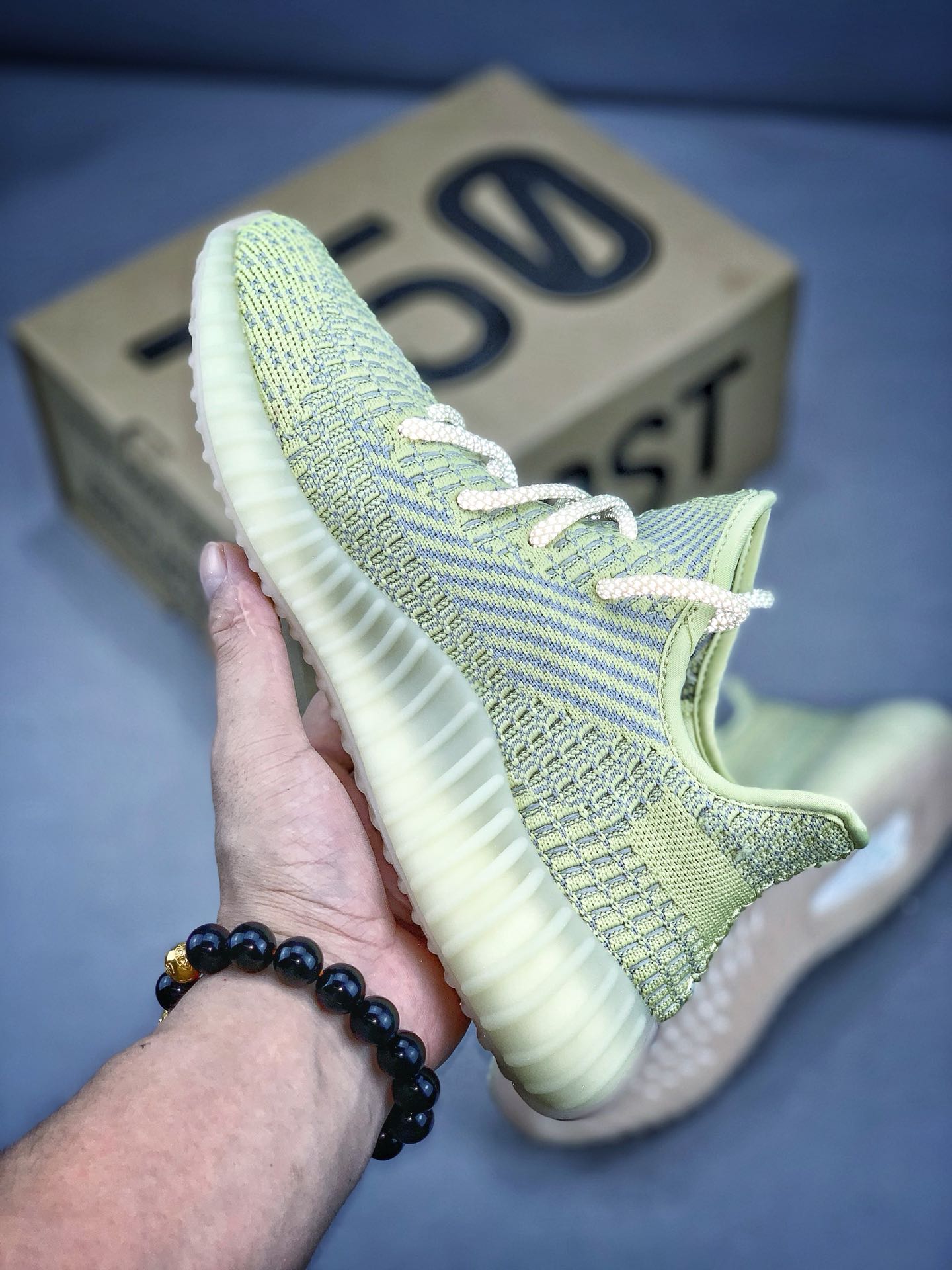 190#超高性价比 Yeezy 350v2 Antlia新天使配色“丁黄呼吸透明网纱”纯原公司真标巴斯夫basf真爆 FV3250