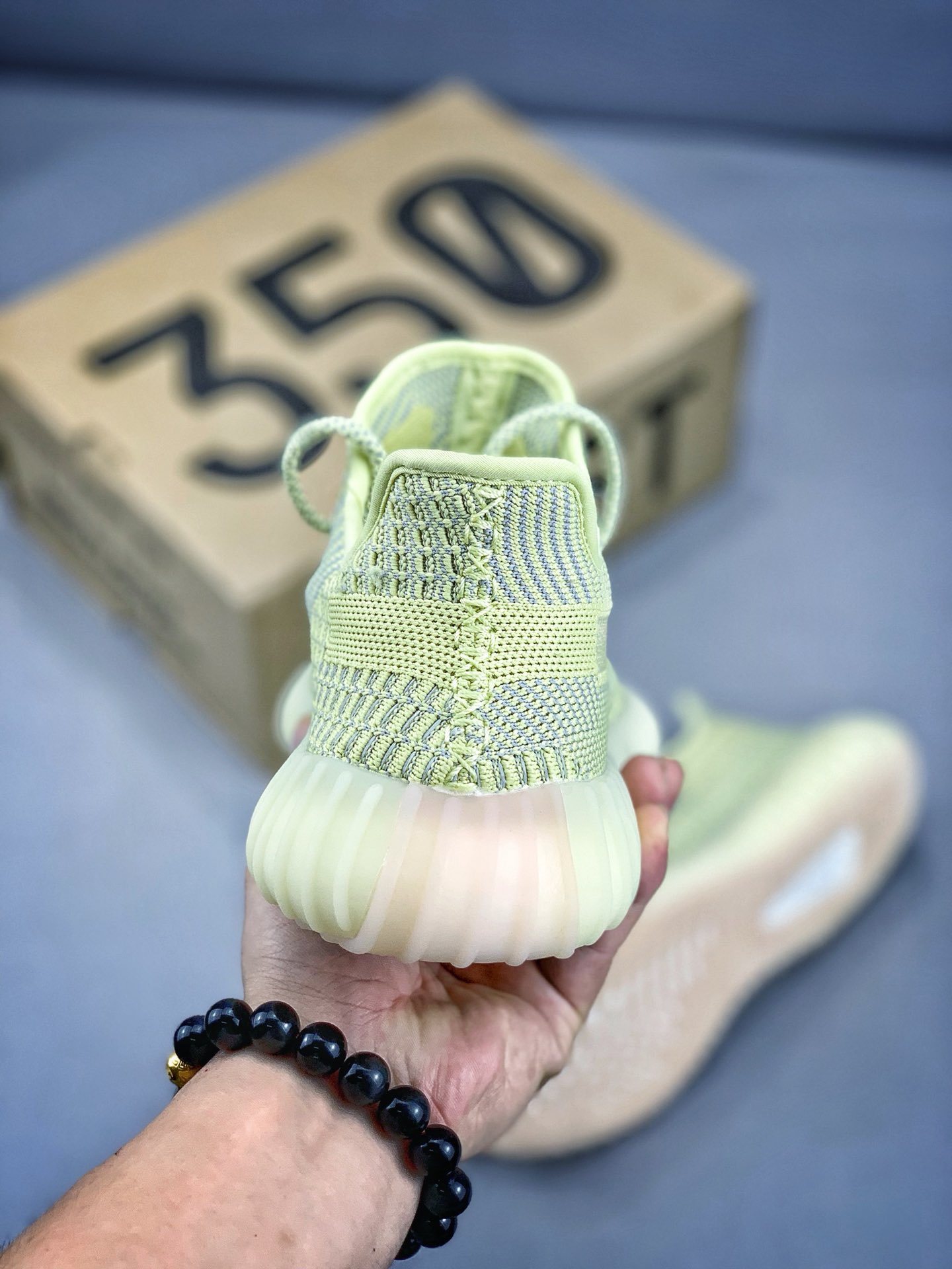 190#超高性价比 Yeezy 350v2 Antlia新天使配色“丁黄呼吸透明网纱”纯原公司真标巴斯夫basf真爆 FV3250