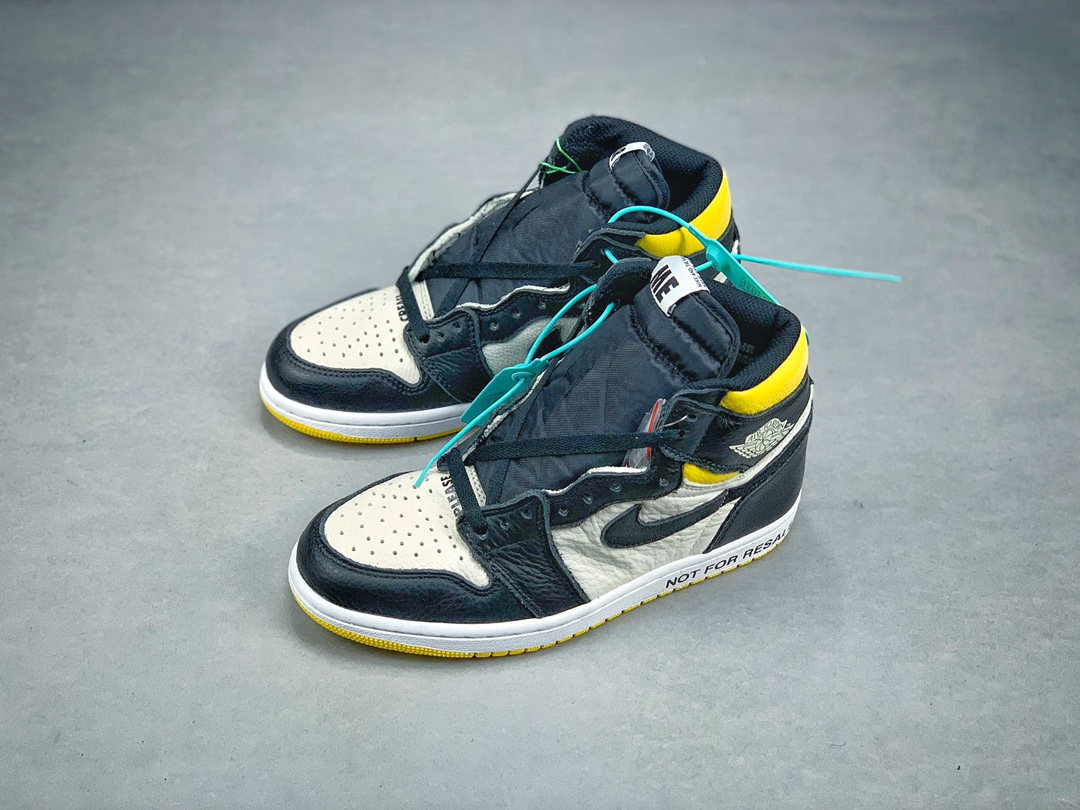 220原价市场280  Air Jordan 1 Not For Resale AJ1 乔丹1代篮球鞋 新黑脚趾