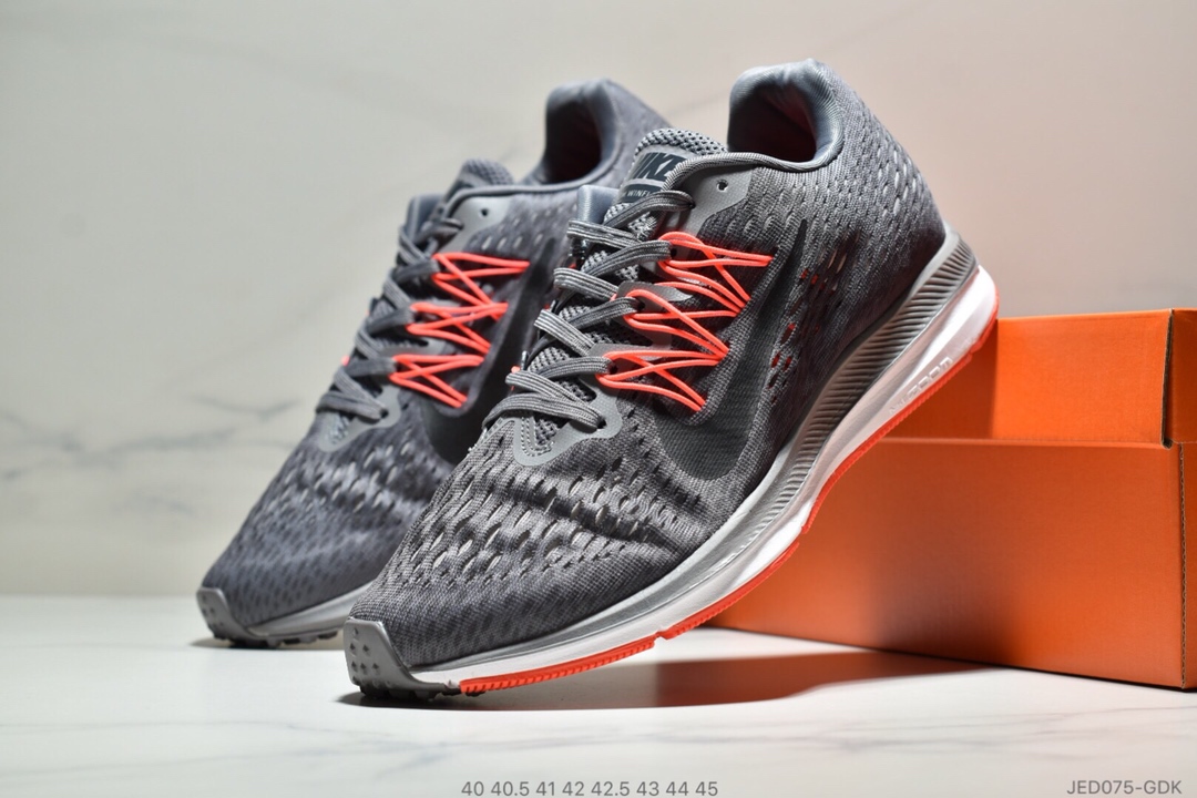 140Nike Zoom Winflo 5 登月V5网面透气跑步鞋原档案数据编织面 原盒原配 AA7414-600