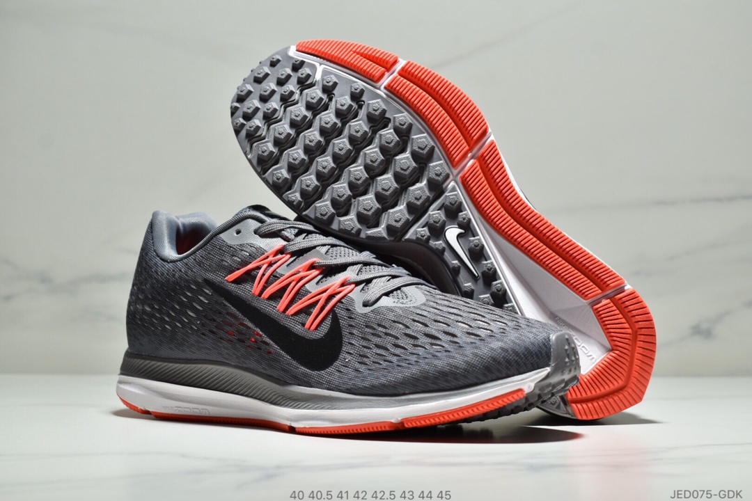 140Nike Zoom Winflo 5 登月V5网面透气跑步鞋原档案数据编织面 原盒原配 AA7414-600