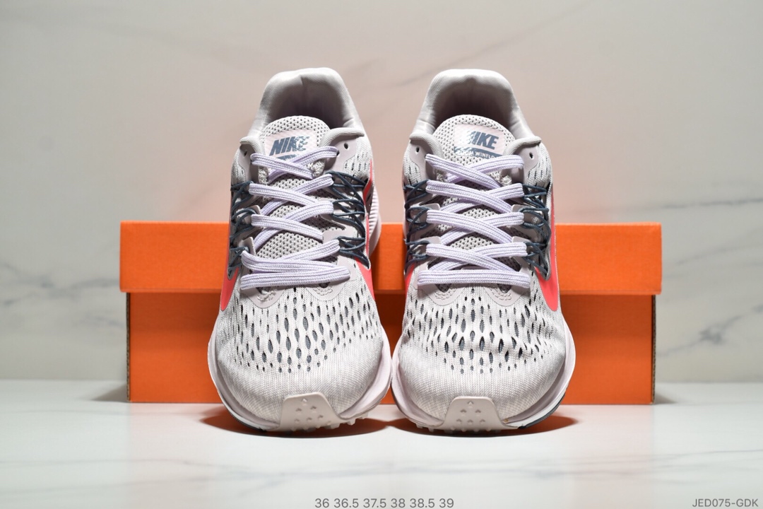 140Nike Zoom Winflo 5 登月V5网面透气跑步鞋原档案数据编织面 原盒原配 AA7414-600