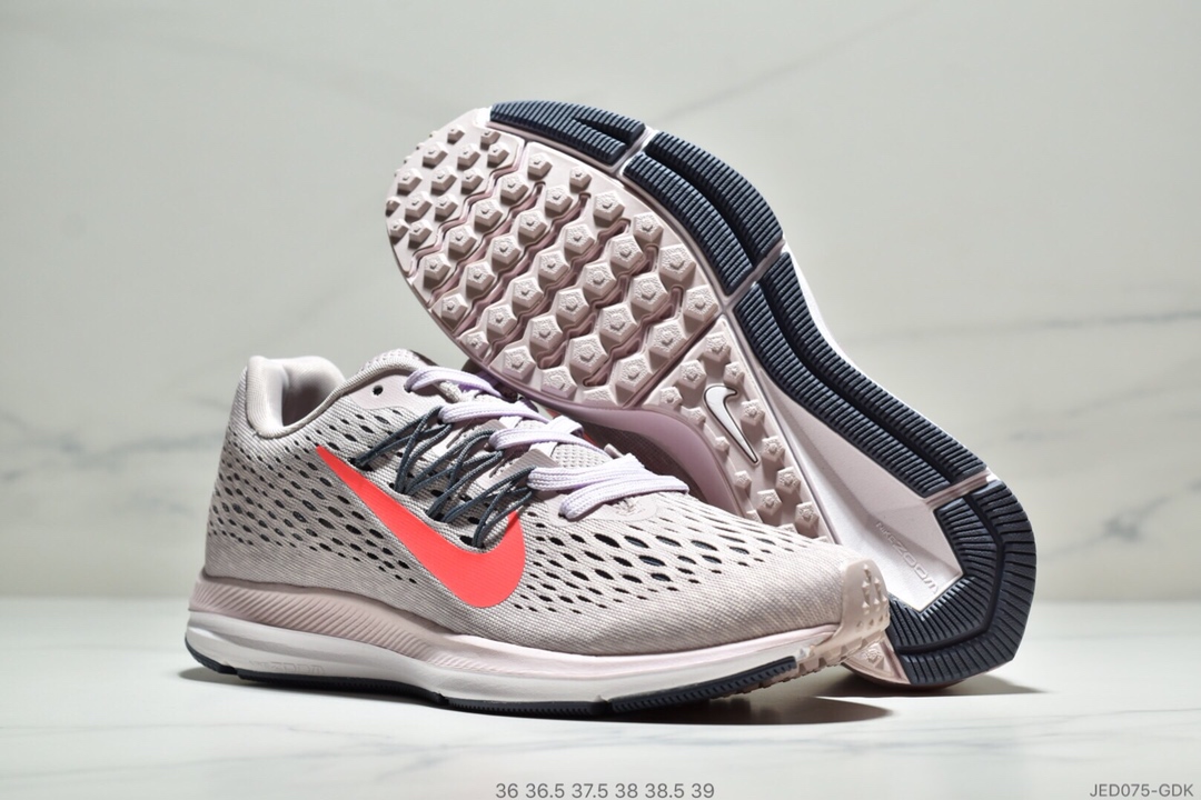 140Nike Zoom Winflo 5 登月V5网面透气跑步鞋原档案数据编织面 原盒原配 AA7414-600