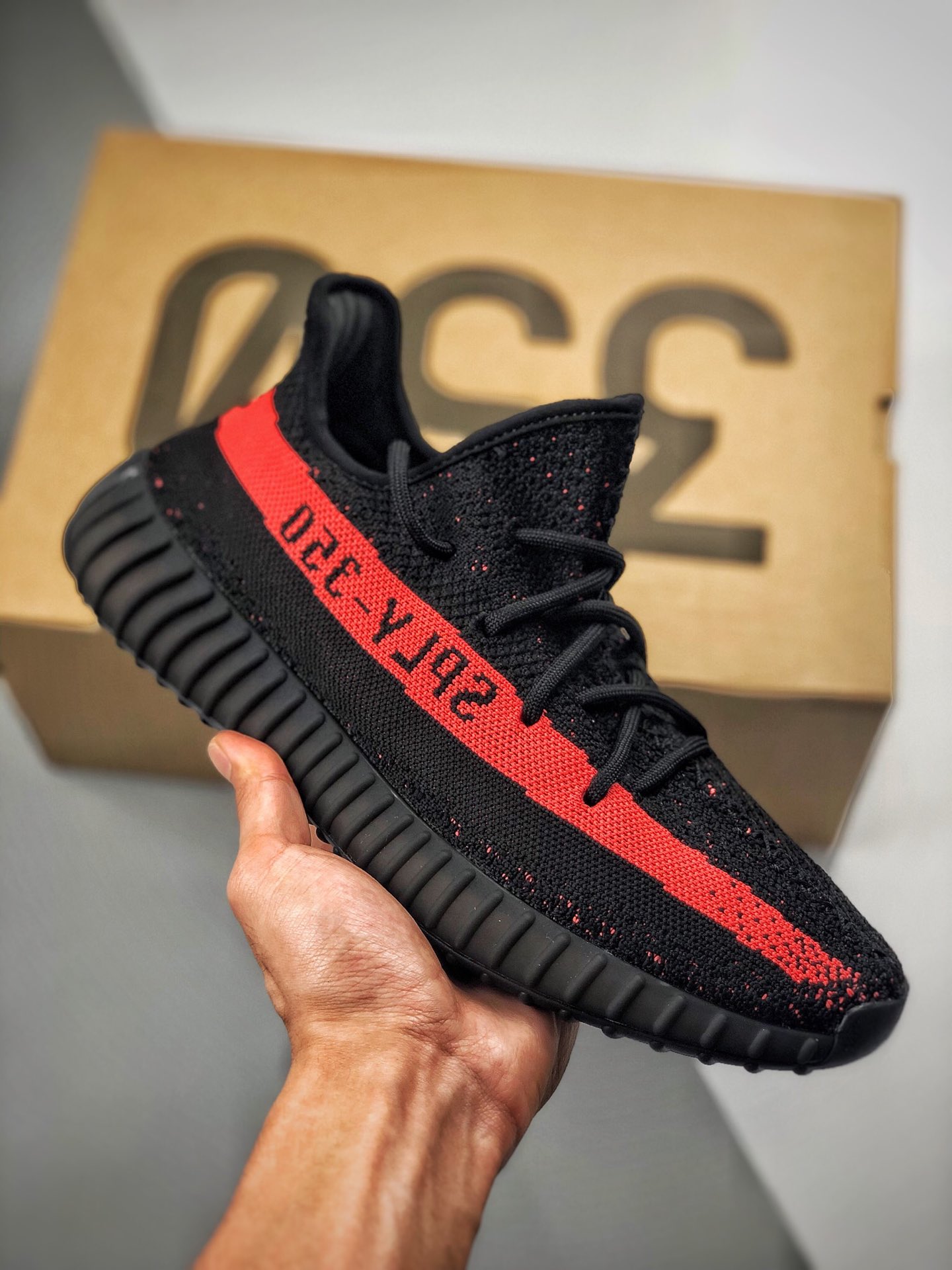Yeezy 350 Boost V2 Negro y rosa, pedido designado por clientes de comercio exterior, tejido original puro 1.0 de Donggu…