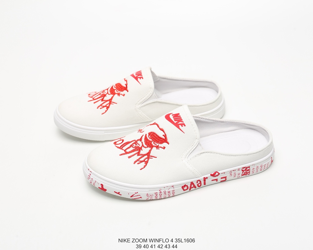 90 Nike Zoom Winflo 4 耐克夏季帆布一脚蹬 懒人鞋