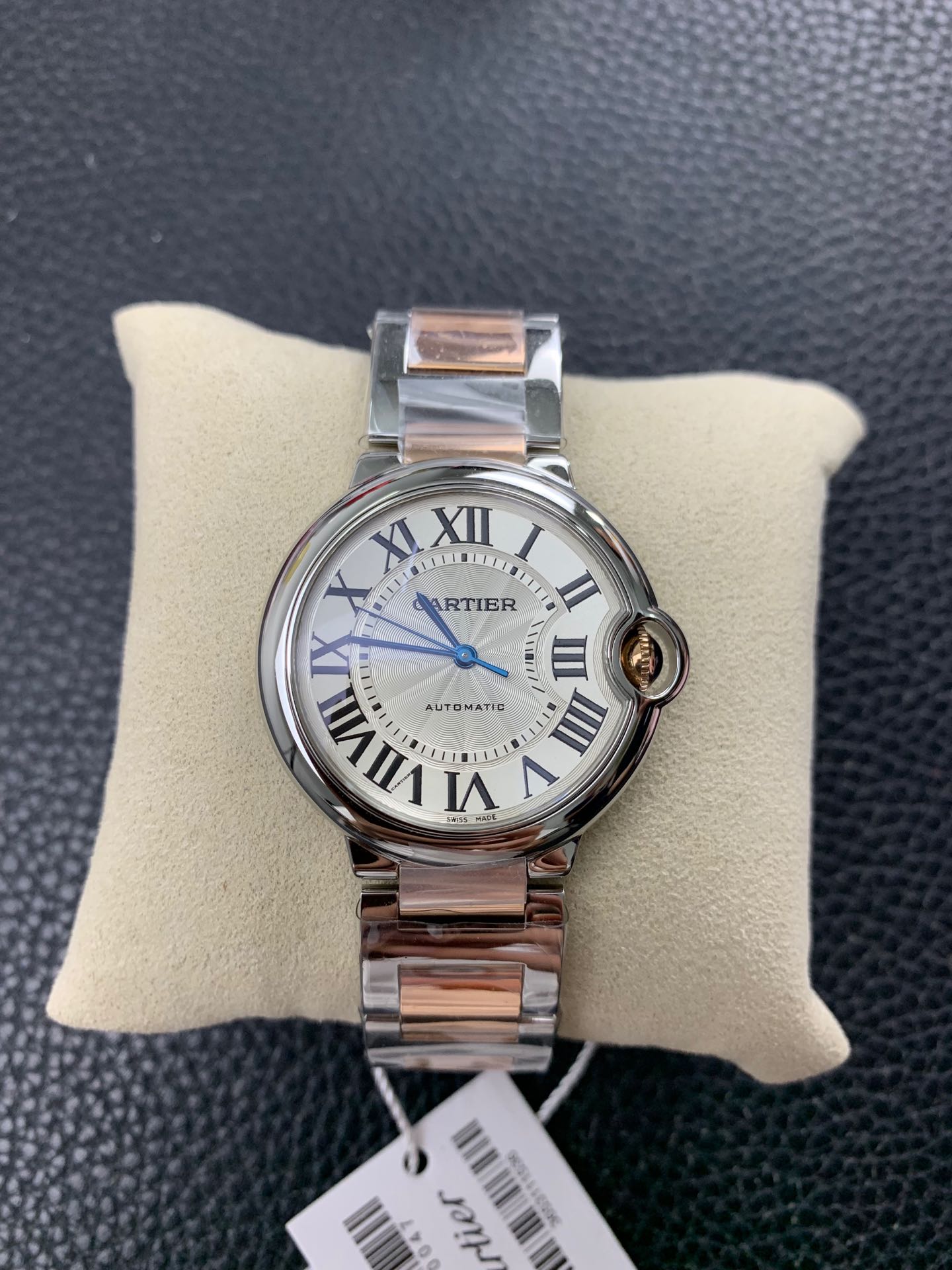 v9 Blue Balloon 36mm 18k Rose Gold