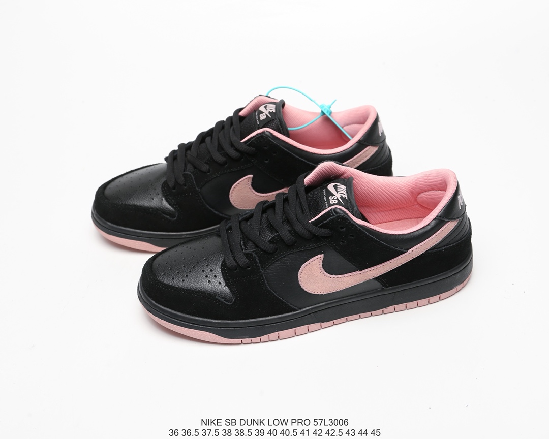 160NIKE SB Dunk Low Pro橙蓝灯芯绒黑粉低帮滑板鞋男BQ6817-003