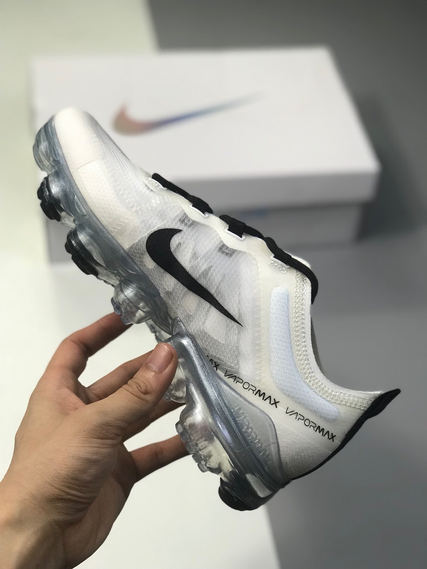 190公司级 小潘气垫大底真实氮气注入 鞋面采购进口网纱 Nike Air VaporMax 2019 耐克2019大气垫慢跑鞋