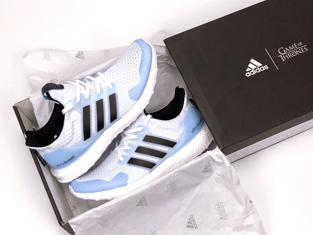 220权利的游戏联名限定款Game of Thrones x Adidas Ultra Boost W”House Lannister” UB4.0 阿迪达斯 爆米花高弹透气飞织慢跑鞋货号：EE3708