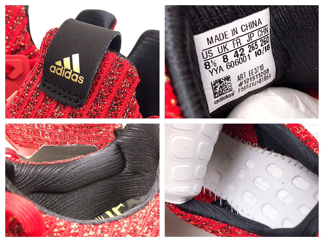 220权利的游戏联名限定款Game of Thrones x Adidas Ultra Boost W”House Lannister” UB4.0 阿迪达斯 爆米花高弹透气飞织慢跑鞋货号：EE3710