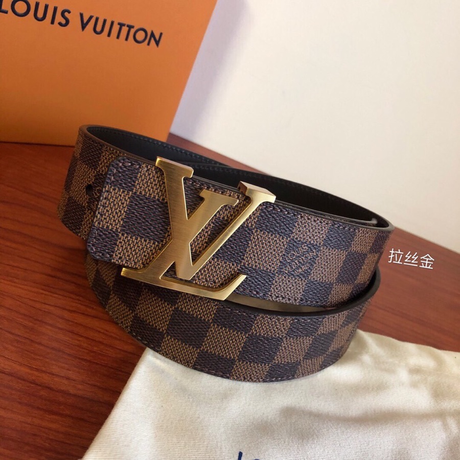 品牌LV.易路威登️材料意大利进口原版牛皮原版皮钢扣百搭西裤牛仔裤时尚大牌实物更靓️专柜品质配送全套礼盒