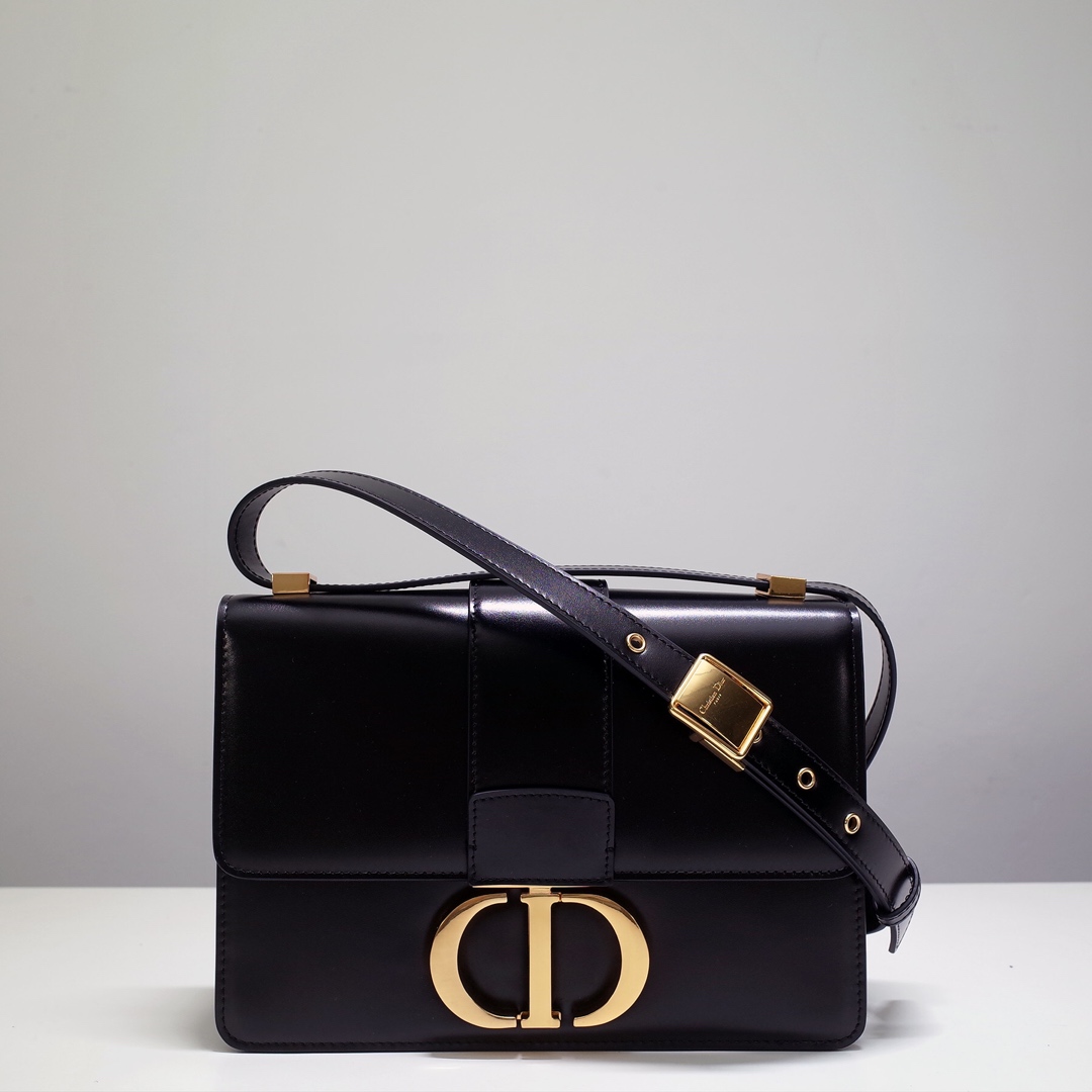 Dior Crossbody & Shoulder Bags Black Cowhide Fashion