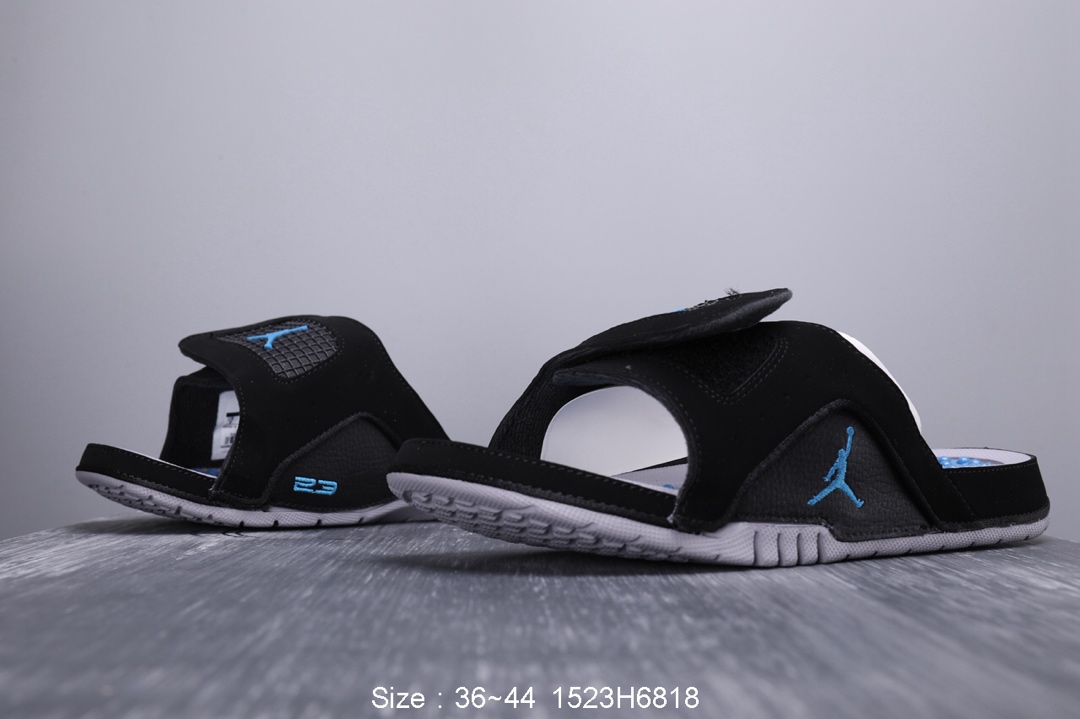100乔丹/Air Jordan 乔丹4代系列拖鞋 乔丹拖鞋 AJ拖鞋 AIR JORDAN HYDRO IV 乔4黑红拖鞋