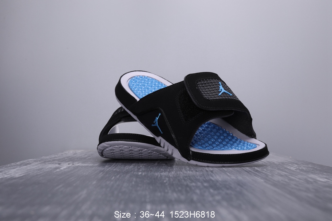 100乔丹/Air Jordan 乔丹4代系列拖鞋 乔丹拖鞋 AJ拖鞋 AIR JORDAN HYDRO IV 乔4黑红拖鞋