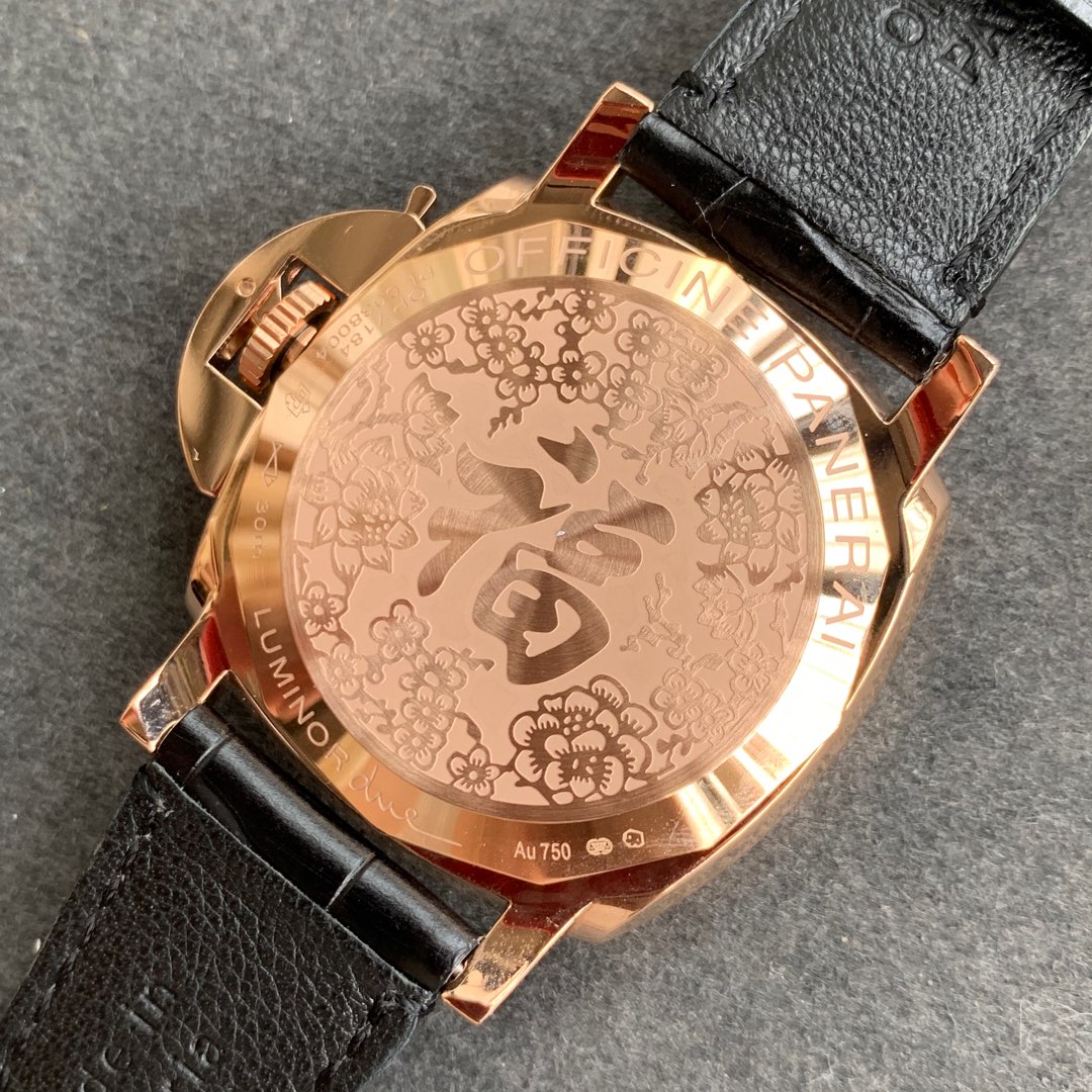 파네라이 PAM908 로즈골드 한정판 VS 공장 레플리카 43822 Panerai 상세 이미지 8