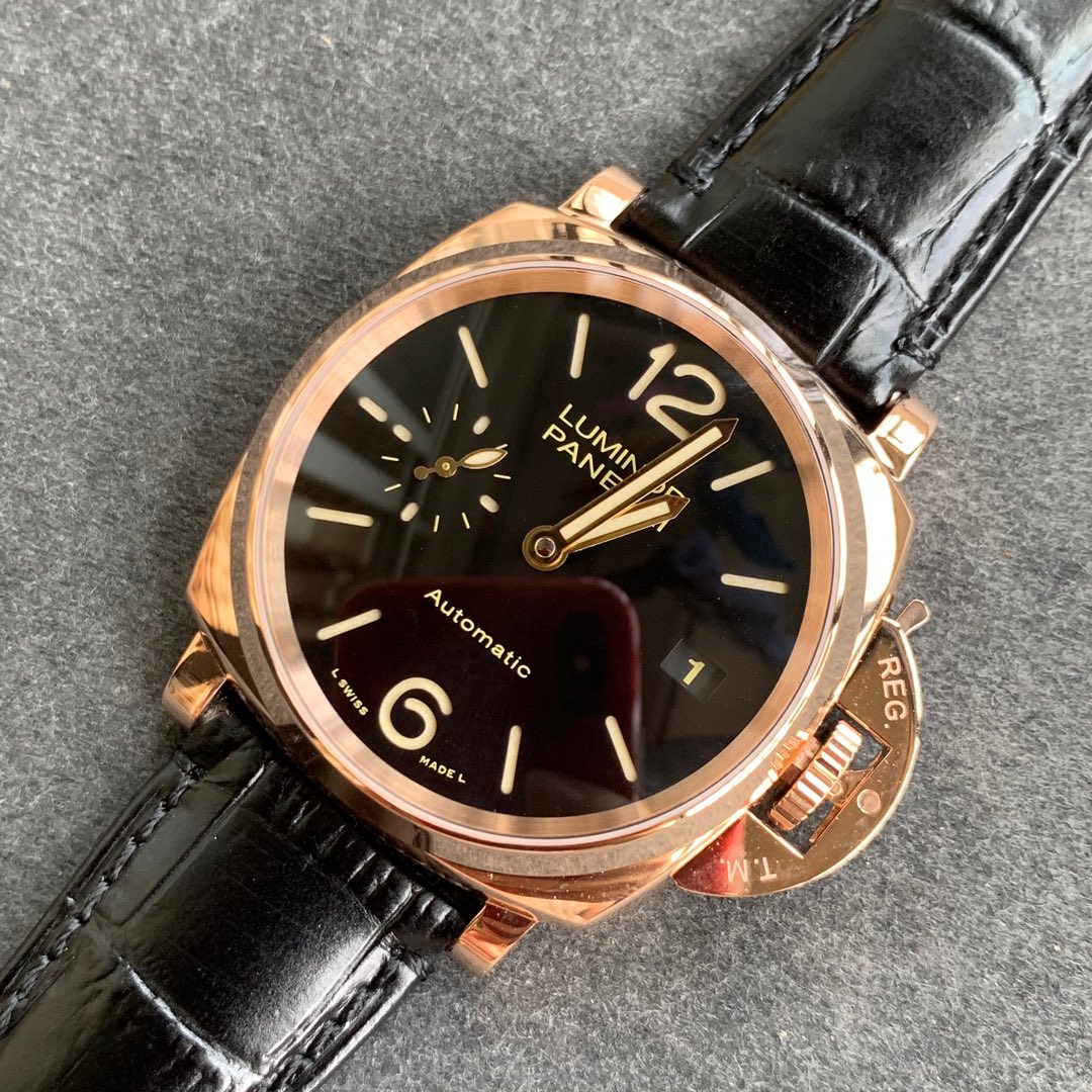 파네라이 PAM908 로즈골드 한정판 VS 공장 레플리카 43822 Panerai 상세 이미지 9