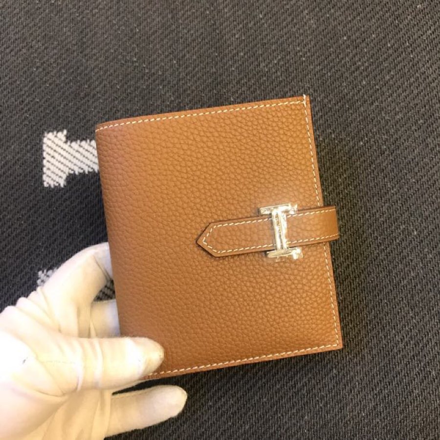NO:674560,[Ready stock] H family H buckle short clip wallet, unisex style, original togo leather, size 10*12, H wallet, wallets19860909【现货】H家 H扣短夹钱包 男女通用款 原版togo皮 尺寸10*12,H 钱包,wallets,欧美剧